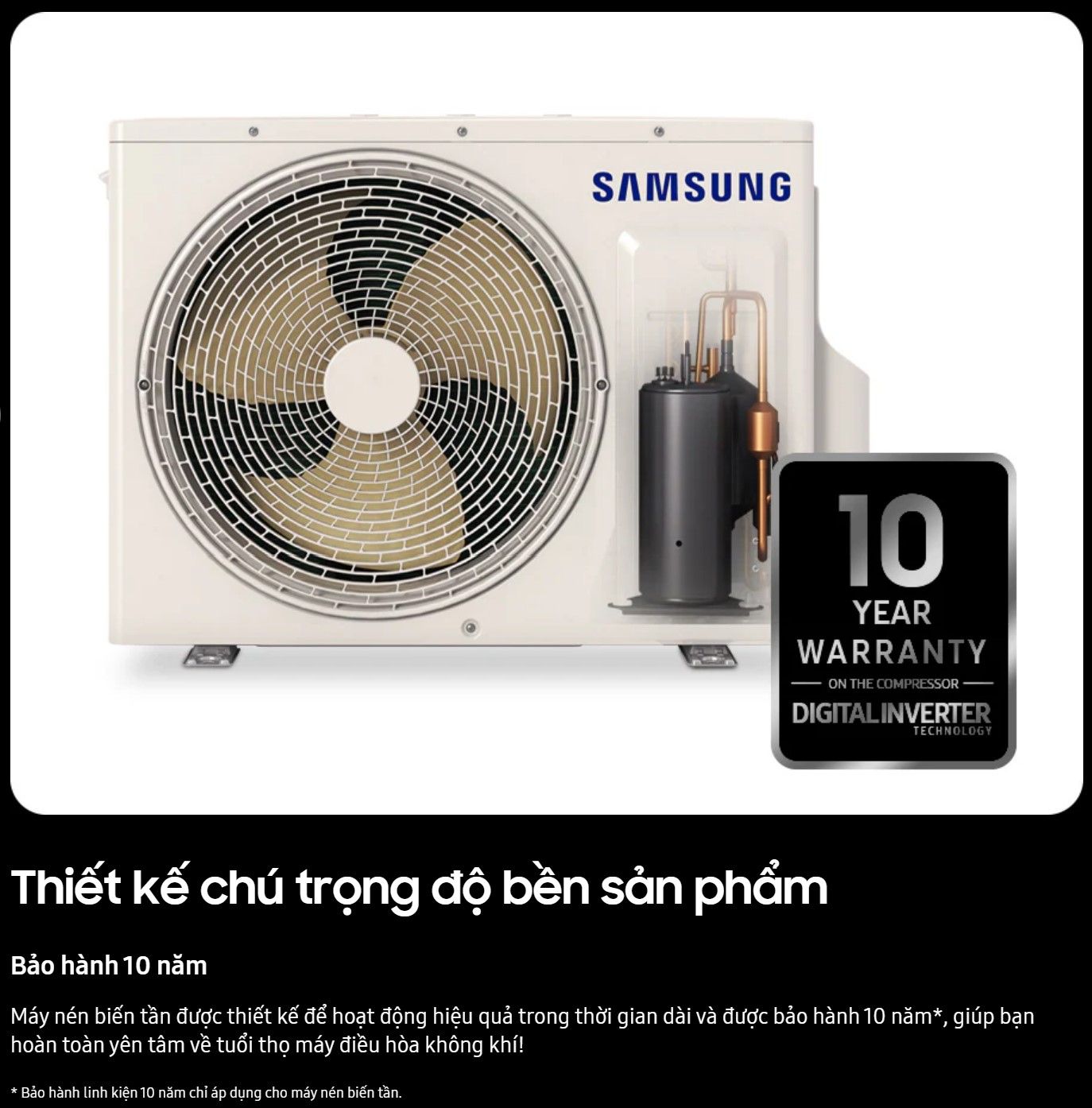 may lanh samsung bh may nen 10 nam